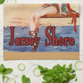 Vintage Jersey Shore Theedoek (Gevouwen)