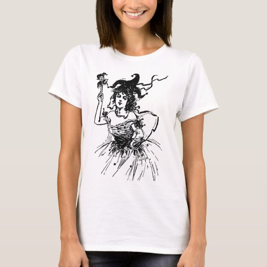 Vintage Jester Lady T-shirt (Voorkant)
