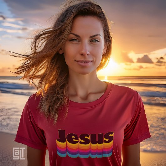 Vintage Jesus Waves T-shirt