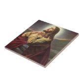 Vintage Jezus Christus Tegeltje (Zijkant)