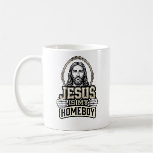 Vintage Jezus Is Mijn Gabal Graveerdesign Vector Koffiemok