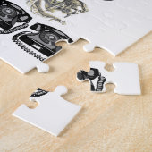 Vintage Jigzaag Puzzle Legpuzzel (Zijkant)