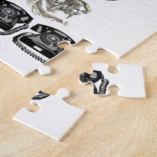 Vintage Jigzaag Puzzle Legpuzzel (Zijkant)