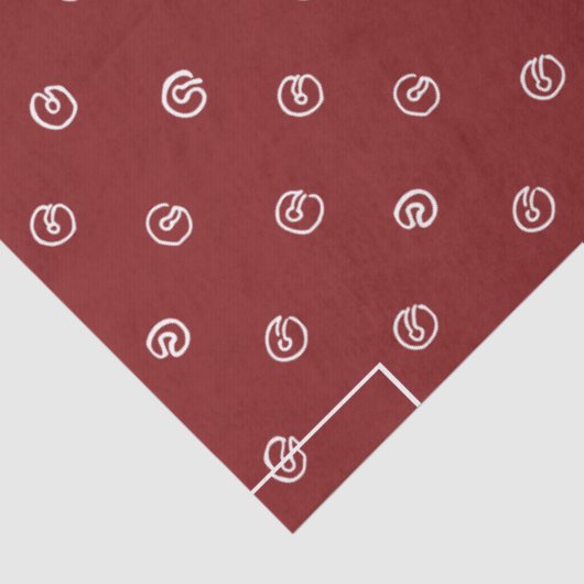 Vintage Jingle Bell Tissue Paper- Tissuepapier (Detail)