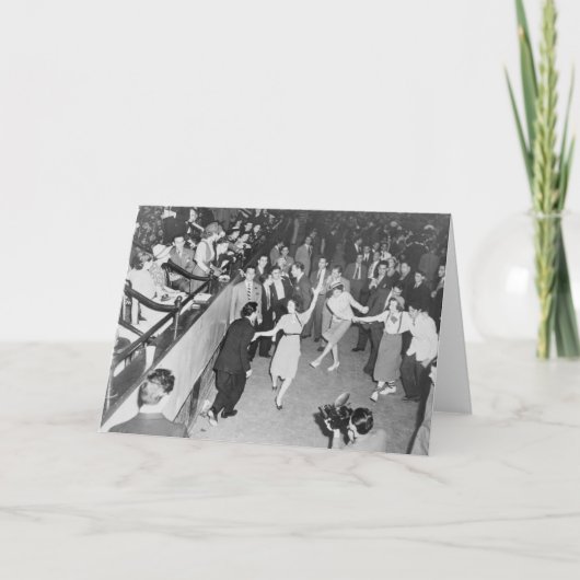 Vintage - Jitterbugging Crowd, Kaart (Voorkant)