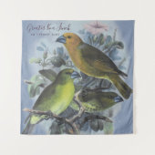 Vintage John Keulemans Greater Koa Finch Wandkleed (Voorkant)