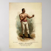 Vintage John L. Sullivan Poster (Voorkant)