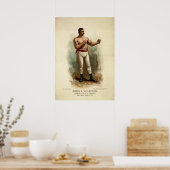 Vintage John L. Sullivan Poster (Keuken)
