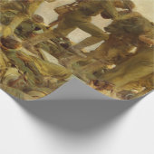 Vintage John Singer Sargent World War I Gassed Cadeaupapier (Hoek)