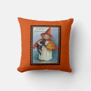 Vintage Jolly Halloween Sierkussen