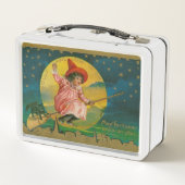 Vintage Jolly Halloween Witch (Achterkant)