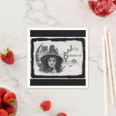 Vintage Jolly Halloween Witch Servetten (Insitu)