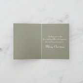 Vintage Jolly Retro Snowman Holiday Kaart (Binnen)