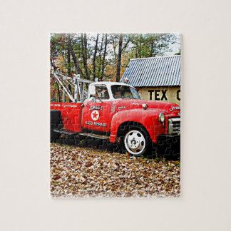 Vintage Jones Tow Truck Legpuzzel