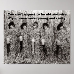 Vintage - Jong en Crazy, Poster