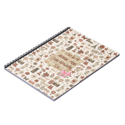 vintage journal notitieboek (Linkerzijde)