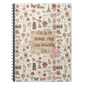 vintage journal notitieboek (Voorkant)