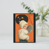 Vintage Joyful Halloween Baby Briefkaart (Staand voorkant)