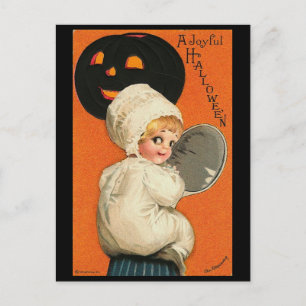 Vintage Joyful Halloween Baby Briefkaart