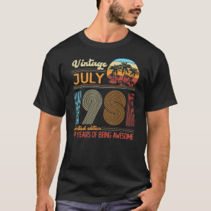Vintage July 1981 Limited Edition Birthday  T-shirt