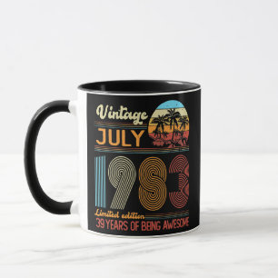 Vintage July 1983 Limited Edition Birthday Mok