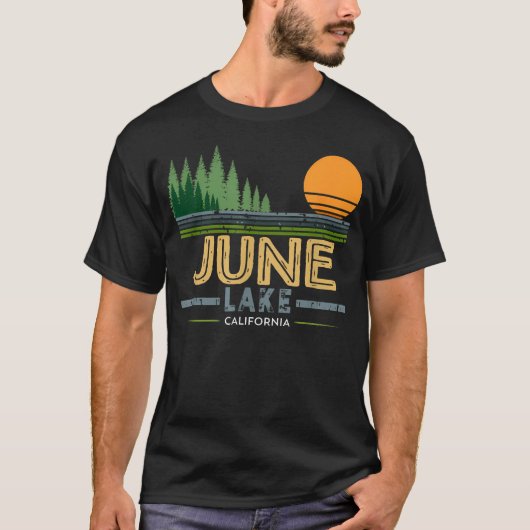 Vintage June Lake T-shirt (Voorkant)
