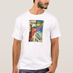 Vintage Jungfrau Zwitserland T-shirt