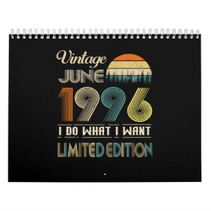 Vintage juni 1996 Wat ik wil Limited Edition Kalender