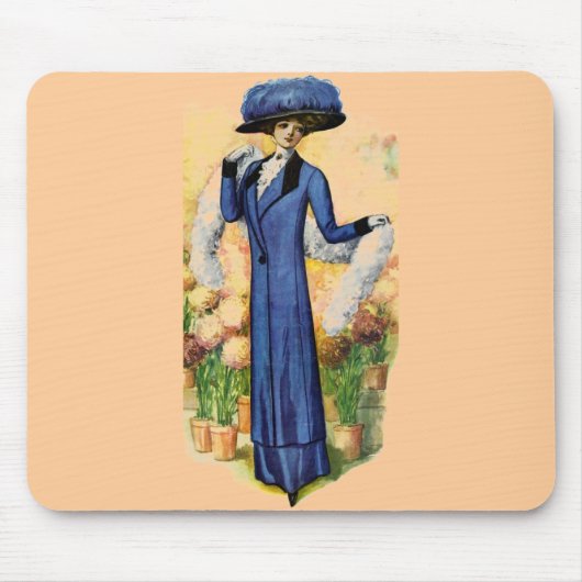 Vintage jurk muismat (Voorkant)