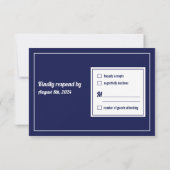 Vintage Kaap RSVP-Kaart Kaart (Achterkant)