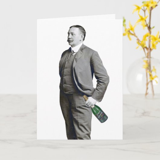 Vintage Kaart (Gele Bloem)