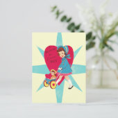 Vintage kaart (Staand voorkant)