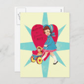 Vintage kaart (Voorkant / Achterkant)