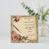 Vintage Kaart (Staand voorkant)