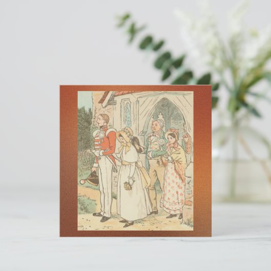 Vintage Kaart (Staand voorkant)