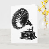 Vintage Kaart (Gele Bloem)