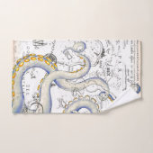 Vintage Kaart Bad Handdoek (Handdoek)