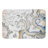 Vintage Kaart Badmat (Voorkant)