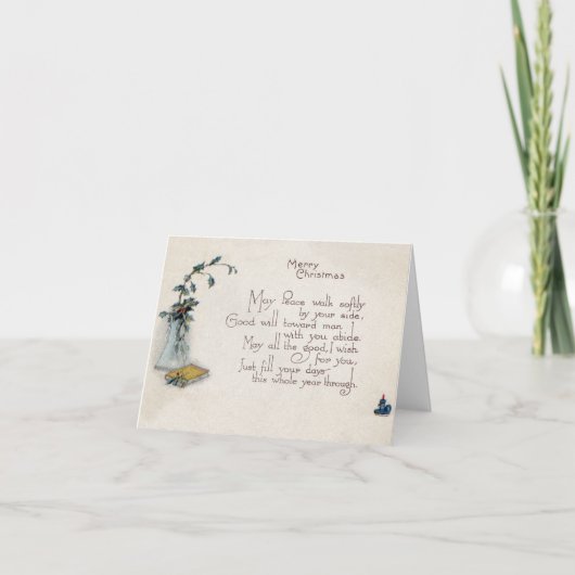 Vintage Kaart Chrismas (Voorkant)