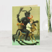 Vintage Kaart Krampus (Voorkant)
