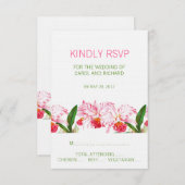 VINTAGE KAART %PIPE% VAN HET HUWELIJK RSVP VAN (Voorkant / Achterkant)