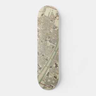 Vintage Kaart van Florence Italië (1835) Persoonlijk Skateboard