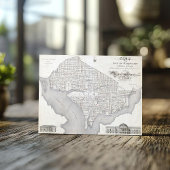 Vintage Kaart van Washington DC