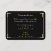 Vintage Kaarten voor huwelijksaccommodatie (Voorkant)