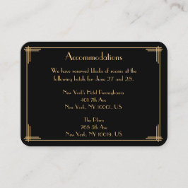 Vintage Kaarten voor huwelijksaccommodatie