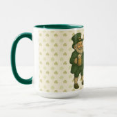 Vintage, kabouter St. Patrick's Day  Mok (Links)