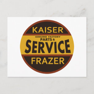 Vintage Kaiser Frazer servicebord Briefkaart