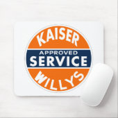 Vintage Kaiser Willys servicebord Muismat (Met muis)