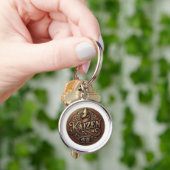 Vintage Kaizen Crest Premium Metalen Sleutelhanger (Hand)