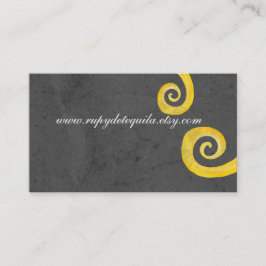 Vintage kalkbord visitekaartje